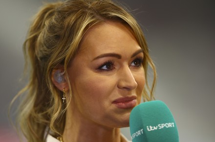 Itv Sport Presenter Laura Woods Editorial Stock Photo Stock Image itv-sport-presenter-laura-woods-editorial-stock-photo-stock-image