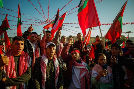 Palestinian Supporters Popular Front Liberation Palestine Editorial ...