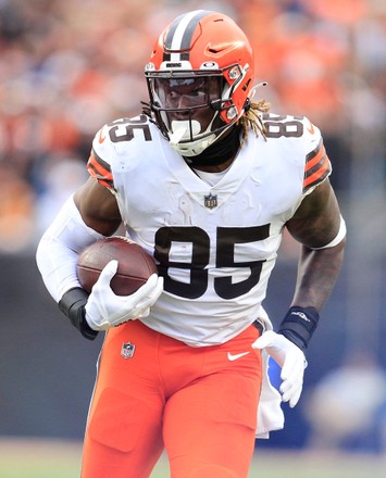 Tight End David Njoku 85 Cleveland Editorial Stock Photo - Stock Image