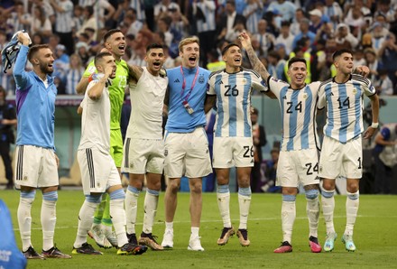 Lusail, Qatar. Dec 13, 2022, Emiliano Martinez of Argentina during the FIFA  World Cup Qatar 2022 match, Semi-final between Argentina and Croatia played  at Lusail Stadium on Dec 13, 2022 in Lusail