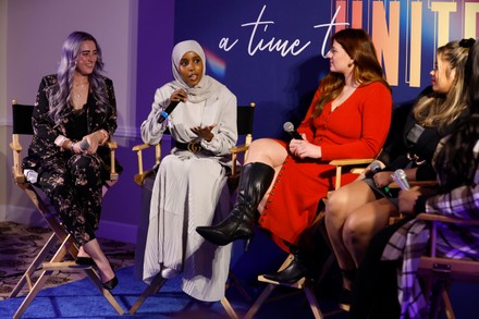 Mallory Shoemaker Munera Raeann Langas Catie Editorial Stock Photo