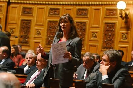 Beatrice Gosselin Senator Member Group Centrist Foto de stock de