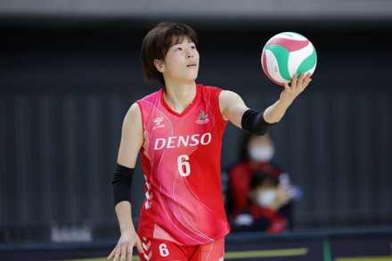 Satomi Fukudome Volleyball 2022 All Japan Editorial Stock Photo - Stock 