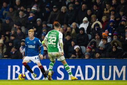 Adam Devine Rangers Josh Campbell Hibernian Editorial Stock Photo ...