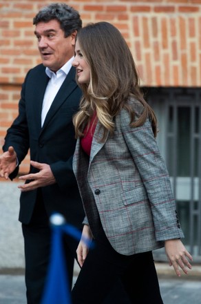 Crown Princess Leonor Spain Holds Meeting Editorial Stock Photo - Stock
