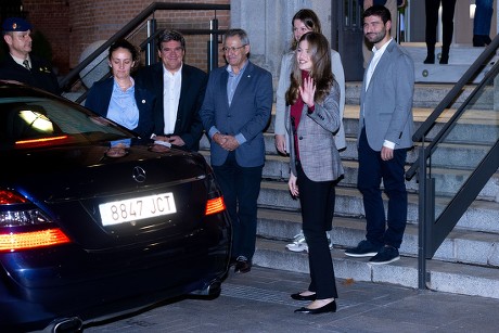 Crown Princess Leonor Spain Meets Youth Editorial Stock Photo - Stock