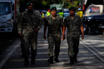 Royal Malaysia Army Officers Arrive Location Editorial Stock Photo 