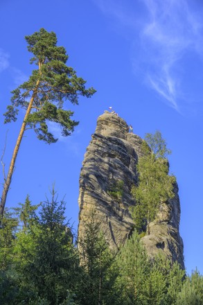 Climbers On Prachov Rocks Prachovske Skaly Editorial Stock Photo ...