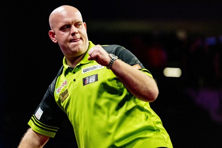 Rotterdam Darter Michael Van Gerwen Action Editorial Stock Photo ...