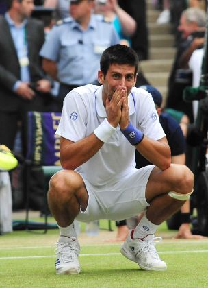 Novak Djokovic Celebrates Editorial Stock Photo - Stock Image ...