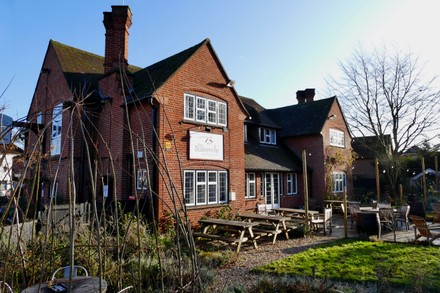 Pub Shiplake Reopen Just Time Christmas Editorial Stock Photo - Stock