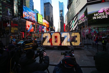 __COUNT__ New Years Eve Numerals Arrive in Times Square - NYC, New York ...