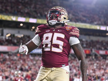 Florida State Seminoles Tight End Markeston Editorial Stock Photo ...