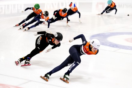 Leeuwarden Xandra Velzeboer Angel Daleman 1500m Editorial Stock Photo ...