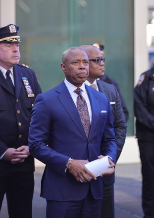 Mayor Eric Adams Nypd Fdny Officials Editorial Stock Photo - Stock ...