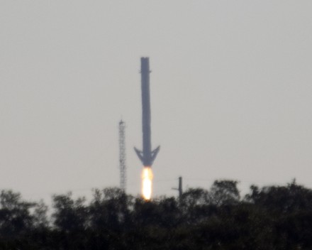 Watched Kscvc Observation Gantry Spacex Falcon Editorial Stock Photo ...