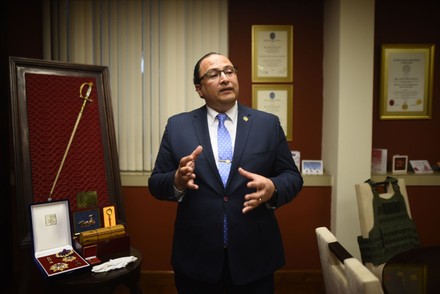 Guatemalan Foreign Minister Mario Bucaro Speaks Editorial Stock Photo ...