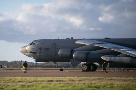 4 American B52 Bomber Aircraft Arrive Editorial Stock Photo - Stock ...