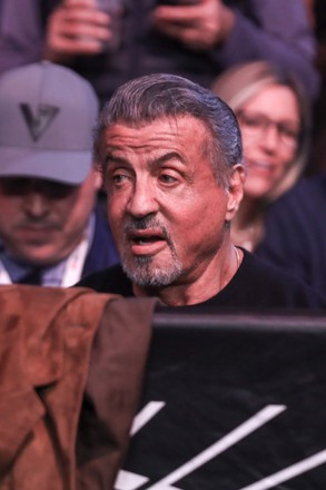 Sylvester Stallone Seen Accompanied By His Editorial Stock Photo