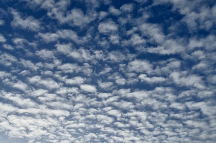 Cumulus Clouds Look Like Cotton Wool Editorial Stock Photo - Stock