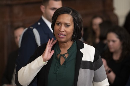 Washington Dc Mayor Muriel Bowser Attends Editorial Stock Photo - Stock