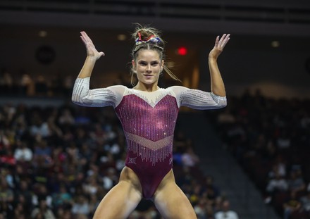 Oklahomas Jordan Bowers Competes On Floor Editorial Stock Photo Stock