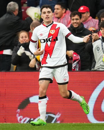Sergio Camello Rayo Vallecano Celebrates After Editorial Stock Photo