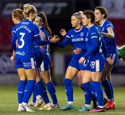 Rangers Womens Forward Brogan Hay Celebrates Editorial Stock Photo ...