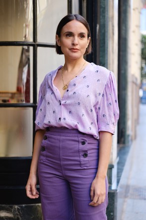 Actress Veronica Echegui Poses During Portrait Editorial Stock Photo