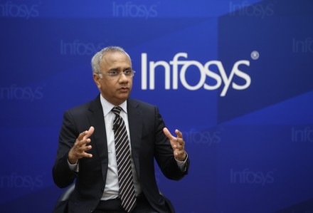 Infosys Ceo Managing Director Salil Parekh Editorial Stock Photo ...