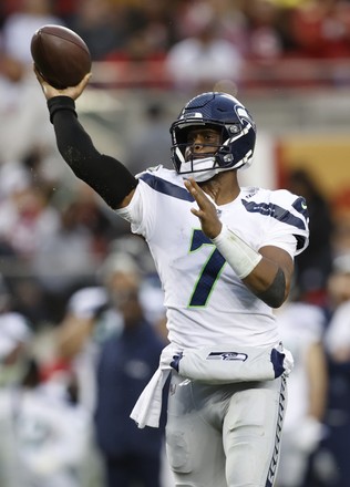 Seattle Seahawks Quarterback Geno Smith Warms Editorial Stock Photo - Stock  Image