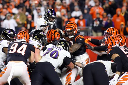 NFL, American Football Herren, USA Baltimore Ravens at Cincinnati Bengals  Jan 15, 2023; Cincinnati