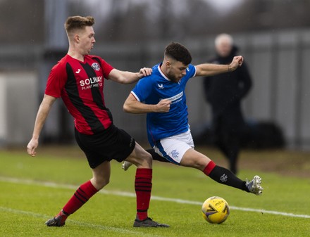 Rangers B Team Forward Arron Lyall Editorial Stock Photo - Stock Image ...