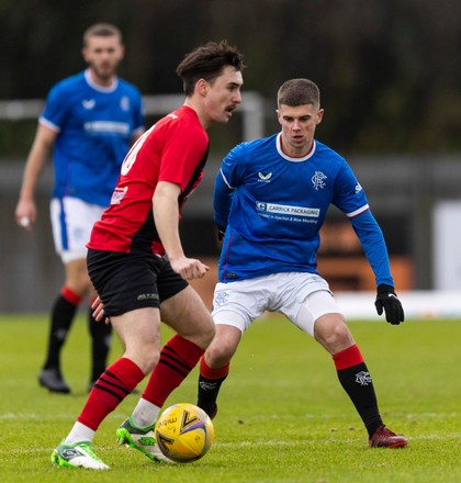 Rangers B Team Forward Connor Young Editorial Stock Photo - Stock Image ...