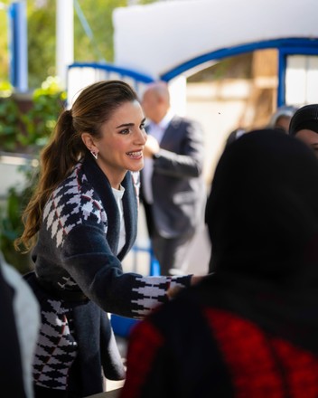 Her Majesty Queen Rania Visits House Editorial Stock Photo - Stock ...