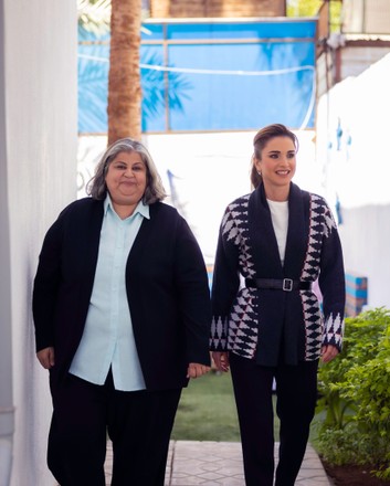 Her Majesty Queen Rania Visits House Editorial Stock Photo - Stock ...