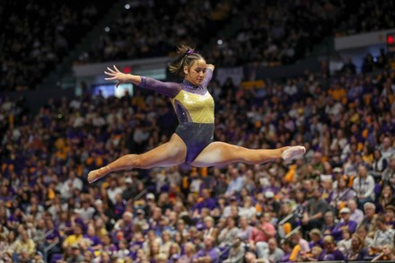 Lsus Haleigh Bryant Competes On Balance Editorial Stock Photo - Stock ...