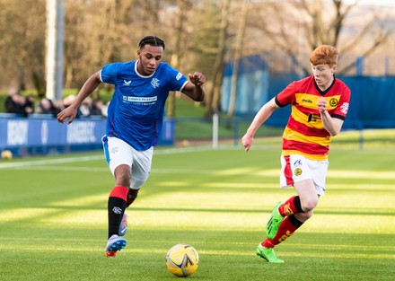 Rangers B Team Forward Zak Lovelace Editorial Stock Photo - Stock Image ...