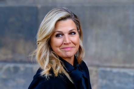 Queen Maxima Traditional New Year Reception Editorial Stock Photo