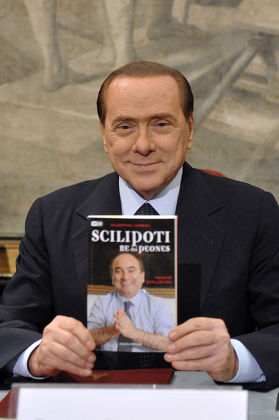 Italian Prime Minister Silvio Berlusconi presents 'Scilipoti' book, Rome, Italy - 07 Jul 2011