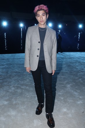 Xavier Dolan and more at the AMI - Alexandre Mattiussi Fashion Show in  Paris 