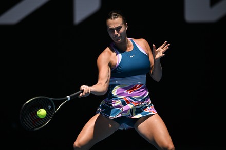 Aryna Sabalenka Action During Her Fourth Editorial Stock Photo - Stock