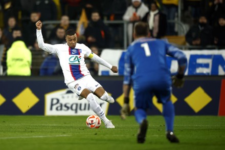 Psgs Kylian Mbappe C Action Against Editorial Stock Photo - Stock Image