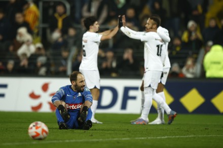 Cassels Goalkeeper Romain Samson C Reacts Editorial Stock Photo - Stock