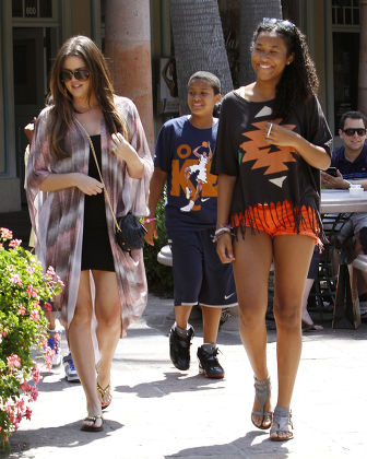 Khloe Kardashian and Lamar Odom's Children Out and About, Malibu, Los Angeles, America - 09 Jul 2011