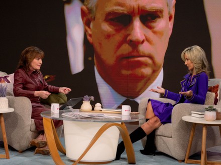 Lorraine Kelly Lady Victoria Hervey Editorial Stock Photo - Stock Image