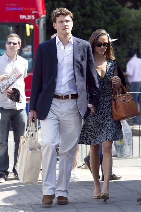 Pippa Middleton and Alex Loudon on their way to Lords Cricket ground, London, Britain - 03 Jul 2011