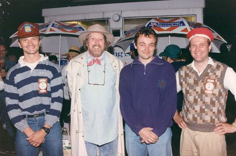 Evening Standard Boules Championship 1993. Willie Rushton The Humorist Is Pictured 2nd Left.