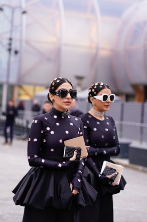 Twins Wearing Chanel Sunglasses Chanel Logo Editorial Stock Photo - Stock  Image