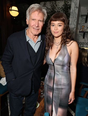 Harrison Ford Lukita Maxwell Attend Premiere Editorial Stock Photo ...